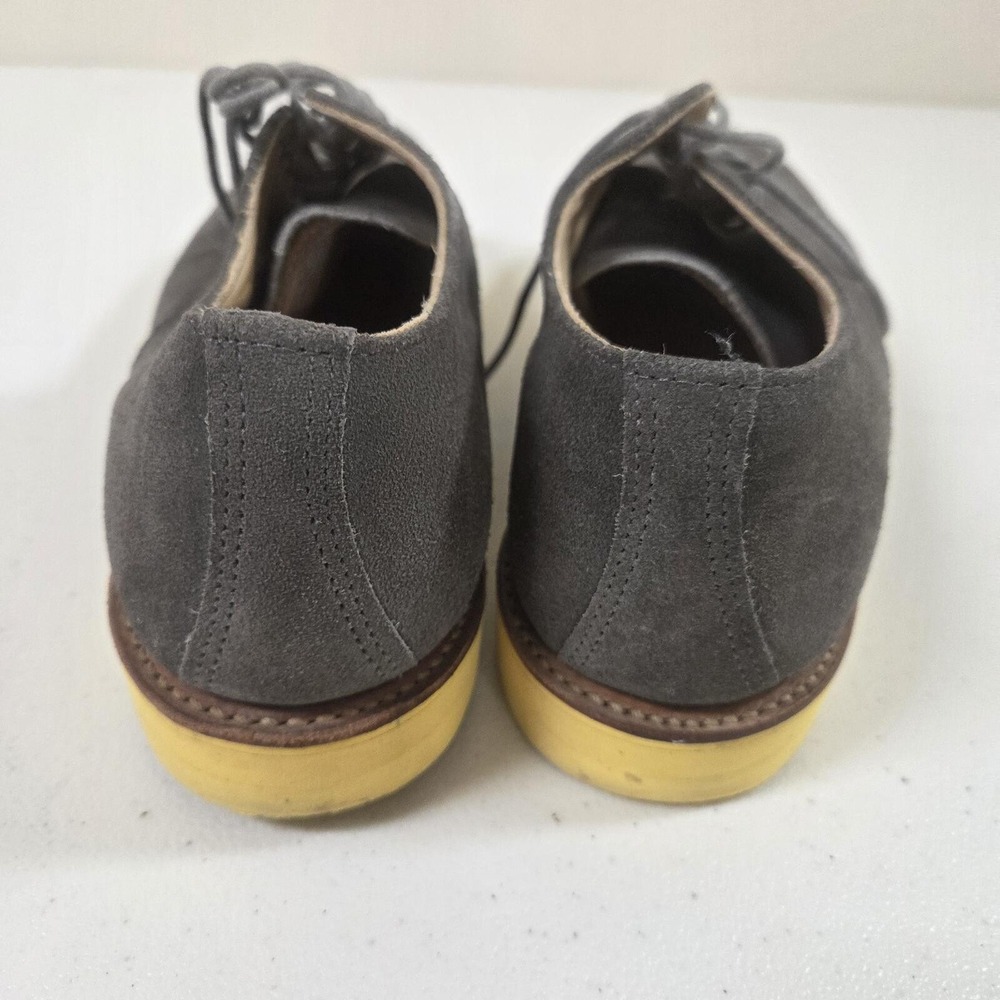 Walk-Over Men's Suede Lace-Up Oxfords Size 10 M Gray - Picture 5 of 7